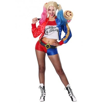 Women Sexy Party Costumes Carnival Cosplay Dress Deluxe Suicide Squad Harley Quinn Women's Costume Women Sexy Party Costumes Carnival Cosplay Dress Deluxe Suicide Squad Harley Quinn Women's Costume
