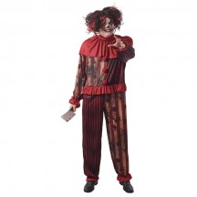 Cheap scary&creepy clown halloween adult costumes Wholesale from China Manufacturer Supplier