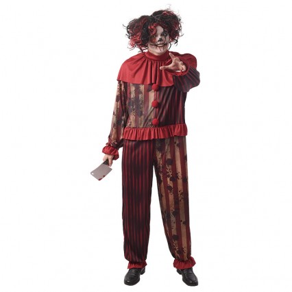 Cheap scary&creepy clown halloween adult costumes Wholesale from China Manufacturer Supplier  Cheap scary&creepy clown halloween adult costumes Wholesale from China Manufacturer Supplier