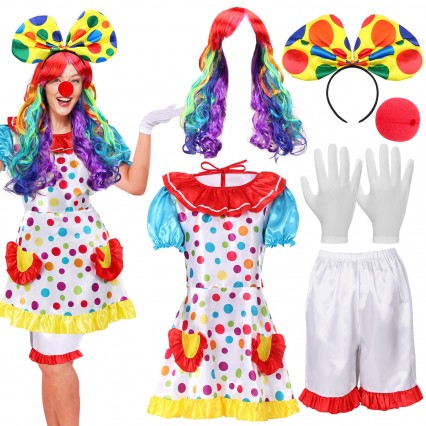 Clown Costume Women,Woman Clown Costume,women's Circus Clown Costume  Clown Costume Women,Woman Clown Costume,women's Circus Clown Costume
