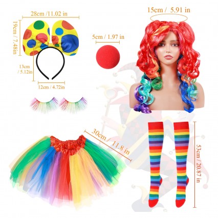 Women Clown Costume,Costume Clown Woman,Women's Creepy Clown Costume Women Clown Costume,Costume Clown Woman,Women's Creepy Clown Costume