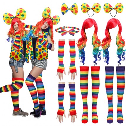 Women's Killer Clown Costume,Cute Clown Costume,Women Sexy Clown Costumes for Women,Clown Women Costume