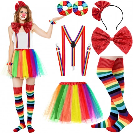 Women's Pennywise Clown Costume,Clown Costume for Women,Creepy Clown Costume for Women Women's Pennywise Clown Costume,Clown Costume for Women,Creepy Clown Costume for Women