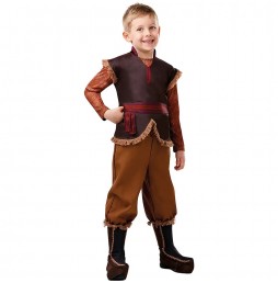 Boy Cartoon Ice Master Kristoff Cosplay Outfit Kids Halloween Christmas Party Costumes