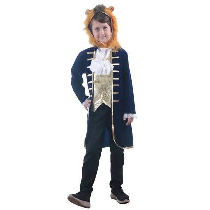 Boys Cartoon Beauty and the Beast Blue Prince Cosplay Outfit Kids Halloween Carnival Party Costume Boys Cartoon Beauty and the Beast Blue Prince Cosplay Outfit Kids Halloween Carnival Party Costume