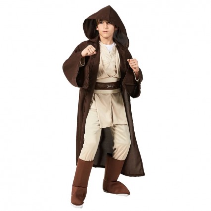 Kids SW Jedi Knight Obi Wan Cosplay Jumpsuit Halloween Carnival Party Costumes Kids SW Jedi Knight Obi Wan Cosplay Jumpsuit Halloween Carnival Party Costumes