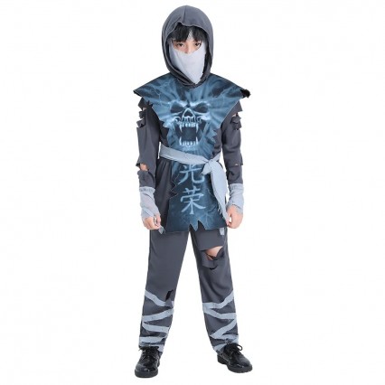 Ready Goods Boy Anime Japanese Ninja Zombie Outfit Kids Halloween Carnival Party Dress-up Costumes Ready Goods Boy Anime Japanese Ninja Zombie Outfit Kids Halloween Carnival Party Dress-up Costumes