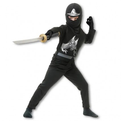 Ready Goods Boys 4-10Y Japanese Ninja Samurai Cosplay Jumpsuit Kids Halloween Theme Party Costumes Ready Goods Boys 4-10Y Japanese Ninja Samurai Cosplay Jumpsuit Kids Halloween Theme Party Costumes