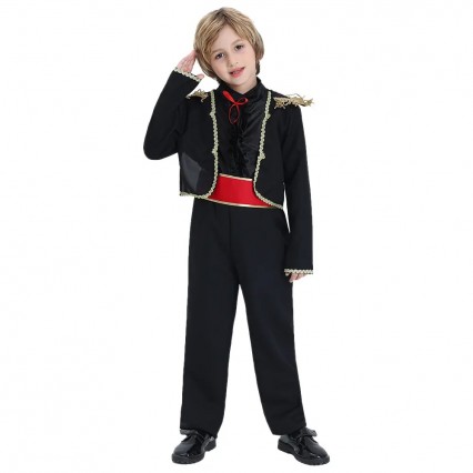 In Stock Now Boys Traditional Ethnic Spanish Rumba Flamenco Dance World National Kids Fancy-dress Costume In Stock Now Boys Traditional Ethnic Spanish Rumba Flamenco Dance World National Kids Fancy-dress Costume