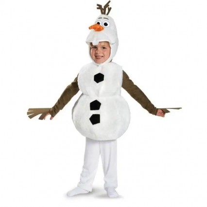 Toddler Cute Snowman Olaf Cosplay Jumpsuit Halloween Christmas Party Costumes For Kids Toddler Cute Snowman Olaf Cosplay Jumpsuit Halloween Christmas Party Costumes For Kids
