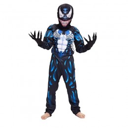 Boy Superhero Venom Symbiote Spiderman Cosplay Muscle Jumpsuit Kids Halloween Carnival Party Costumes  Boy Superhero Venom Symbiote Spiderman Cosplay Muscle Jumpsuit Kids Halloween Carnival Party Costumes