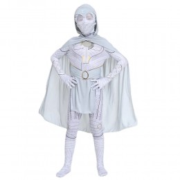Ready Goods Unisex Superhero Moon Knight Cosplay Jumpsuit Kids Halloween Carnival Party Dress-up Costumes  Ready Goods Unisex Superhero Moon Knight Cosplay Jumpsuit Kids Halloween Carnival Party Dress-up Costumes