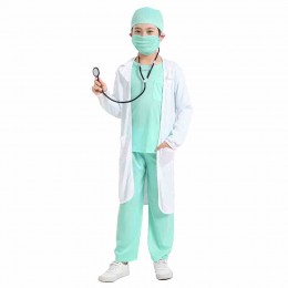 Boys Hospital Doctor Surgeon Dr Uniform Career Day Outfit For Kids Career Halloween Cosplay Costumes  Boys Hospital Doctor Surgeon Dr Uniform Career Day Outfit For Kids Career Halloween Cosplay Costumes