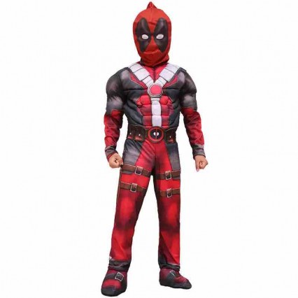Boys Superhero DP Cosplay Muscle Jumpsuit Kids Halloween Carnival Party Costumes Boys Superhero DP Cosplay Muscle Jumpsuit Kids Halloween Carnival Party Costumes