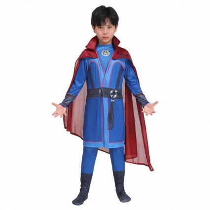 Boys Superhero Doctor Strange Cosplay Zentai Kids Halloween Carnival Party Costumes Boys Superhero Doctor Strange Cosplay Zentai Kids Halloween Carnival Party Costumes