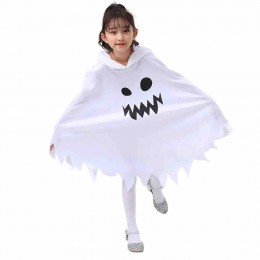 Child White Ghost Demon Glow In The Dark Cape Cosplay Kids Halloween Party Costumes  Child White Ghost Demon Glow In The Dark Cape Cosplay Kids Halloween Party Costumes