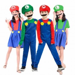 Children Boys And Girls Super Mario Luigi Bros Cosplay Fancy-dress Kids Halloween Carnival Stage Performance Party Costumes  Children Boys And Girls Super Mario Luigi Bros Cosplay Fancy-dress Kids Halloween Carnival Stage Performance Party Costumes