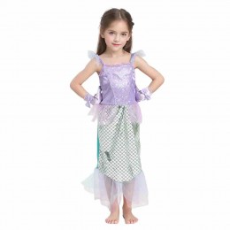 Enchanting Little Mermaid Fantasy Dress For Kids Girls Children's Summer Party Carnival Cosplay Halloween Costume  Enchanting Little Mermaid Fantasy Dress For Kids Girls Children's Summer Party Carnival Cosplay Halloween Costume