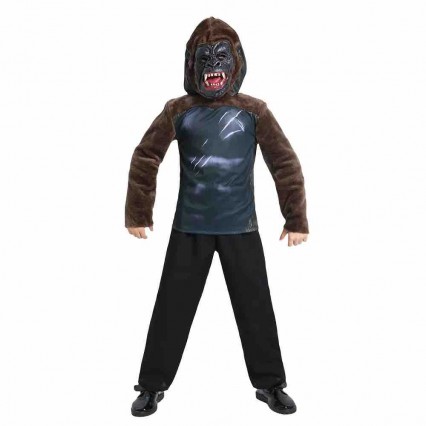 Ready Goods Boys Movie Character Gorilla King Kong Animal Cosplay Top With Latex Mask Kids Halloween Party Costumes Ready Goods Boys Movie Character Gorilla King Kong Animal Cosplay Top With Latex Mask Kids Halloween Party Costumes
