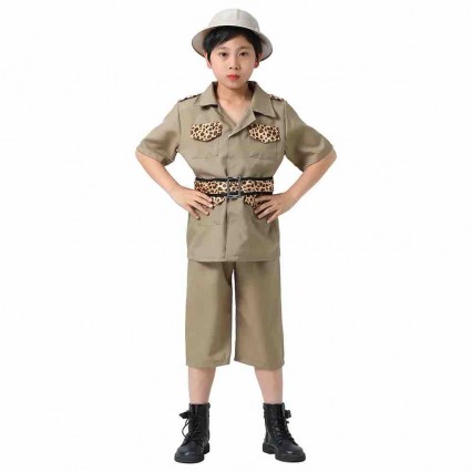 Ready Goods Unisex Zookeeper Safari Explorer Patrol Cosplay Fancy-dress For Kids Carnival Halloween Party Costumes Suits Ready Goods Unisex Zookeeper Safari Explorer Patrol Cosplay Fancy-dress For Kids Carnival Halloween Party Costumes Suits
