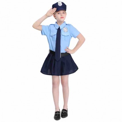 Sassy And Sweet Girls Police Officer Cop Uniform Children Career Day Halloween Costume Career Costume For Kids Sassy And Sweet Girls Police Officer Cop Uniform Children Career Day Halloween Costume Career Costume For Kids