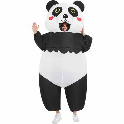 Adult Funny Giant Inflatable Panda Blow-up Suit Carnival Festival Party Costumes