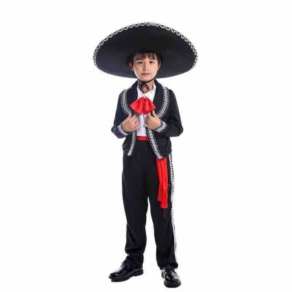 Best Sells Traditional Mexican Ethnic Mariachi Amigo Dancer Kids Boys Halloween Carnival Party Costumes Best Sells Traditional Mexican Ethnic Mariachi Amigo Dancer Kids Boys Halloween Carnival Party Costumes