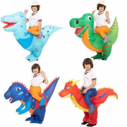Hot Sale Jurassic Funny Party Kids Inflatable Riding Walking Dinosaur Costume T-rex Suit Christmas Halloween Inflatable Costume Hot Sale Jurassic Funny Party Kids Inflatable Riding Walking Dinosaur Costume T-rex Suit Christmas Halloween Inflatable Costume