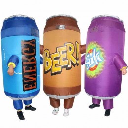 Novelty Inflatable Suit Activities Party Funny Blow Up Beer Can Show Costume People Wear Canned Drinks Soda Inflatable Costume  Novelty Inflatable Suit Activities Party Funny Blow Up Beer Can Show Costume People Wear Canned Drinks Soda Inflatable Costume