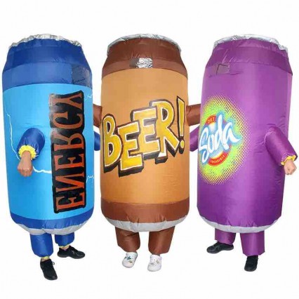 Novelty Inflatable Suit Activities Party Funny Blow Up Beer Can Show Costume People Wear Canned Drinks Soda Inflatable Costume Novelty Inflatable Suit Activities Party Funny Blow Up Beer Can Show Costume People Wear Canned Drinks Soda Inflatable Costume
