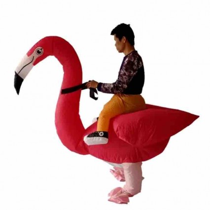 Funny Flamingo Inflatable Suit Animal Blow Up Suit Adult Cosplay Costume Halloween Party Holiday Custom Inflatable Costume Funny Flamingo Inflatable Suit Animal Blow Up Suit Adult Cosplay Costume Halloween Party Holiday Custom Inflatable Costume