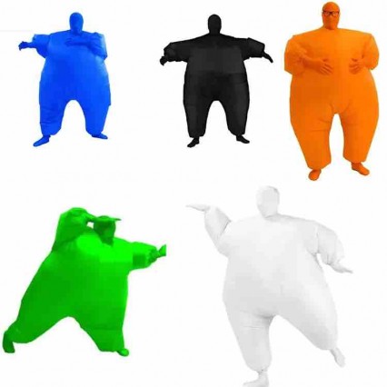 Halloween Multicolour Inflatable Clothes Animal Costume Funny Blow-up Inflatable Fat Suit Costume for Adult Party Cosplay Halloween Multicolour Inflatable Clothes Animal Costume Funny Blow-up Inflatable Fat Suit Costume for Adult Party Cosplay