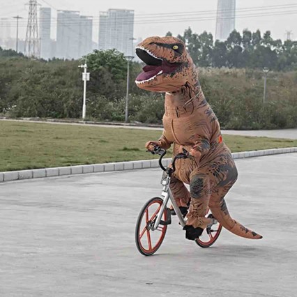 Inflatable Dinosaur Costumes Funny Blow Up Dino Animal Mascot Suit Halloween T rex Costume for Adults Inflate Costumes Inflatable Dinosaur Costumes Funny Blow Up Dino Animal Mascot Suit Halloween T rex Costume for Adults Inflate Costumes