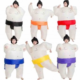Inflatable Sumo Wrestling Suits for Adults Funny Blow-Up Sumo Wrestler Costume fancy dress party Halloween Inflatable Costume