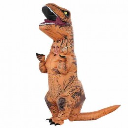 2024 Custom Halloween Christmas Cosplay Inflatable Monster Costume Blow Up T-Rex Dinosaur Inflatable Suit For Adult Children