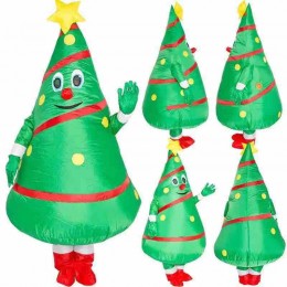 2024 New Inflatable Christmas Tree Costume Cartoon Doll Costume Anime Inflatable Props Funny Mascot Funny Christmas Inflatable