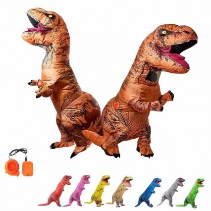 Anime T-Rex Inflatable Costume Halloween Party Carnival Suits Fancy Dress Cosplay Inflatable Walking Dinosaur Costumes For Adult Anime T-Rex Inflatable Costume Halloween Party Carnival Suits Fancy Dress Cosplay Inflatable Walking Dinosaur Costumes For Adult