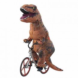 Factory Wholesale Handmade Realistic Polyester Inflatable Costume Blow Up Suit Inflatable Mascot Dinosaur Costume For Kids Adult