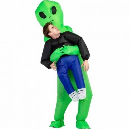 Funny Party Alien Inflatable Costume Hostage Holiday Party Giant Alien Halloween Costumes Blow Up Suit Inflatable Costume