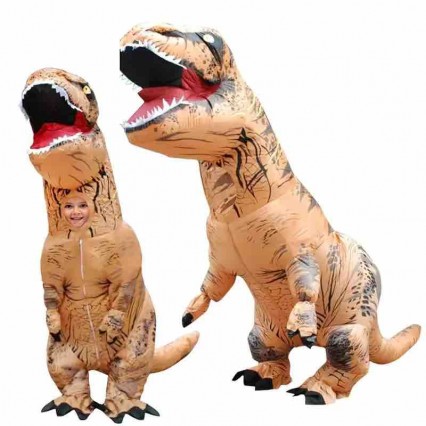 Halloween Full Body Inflatable Suit Realistic Walking T-rex Dino Costume Adult Inflatable Dinosaur Cosplay Outfit Mascot Costume Halloween Full Body Inflatable Suit Realistic Walking T-rex Dino Costume Adult Inflatable Dinosaur Cosplay Outfit Mascot Costume