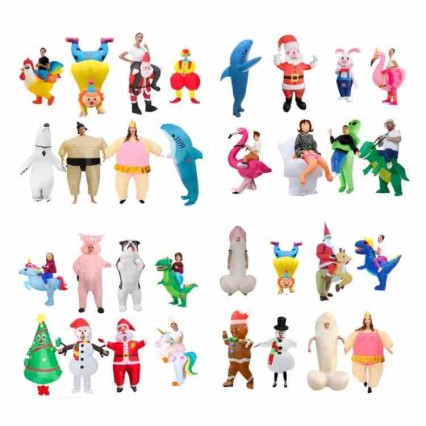 Custom Oem Odm Christmas Halloween Costume Inflatable Suit Mascot Costume Fun Animal Kids Adult Party Cosplay Inflatable Costume Custom Oem Odm Christmas Halloween Costume Inflatable Suit Mascot Costume Fun Animal Kids Adult Party Cosplay Inflatable Costume