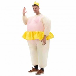 Halloween Party Anime Dance Inflatable Cosplay Suit Cartoon Sumo Mascot Costumes Role Playing Women Ballet Inflatable Costume