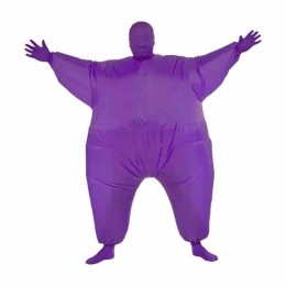 Inflatable Party Costume Adult Human No Face Inflatable Suit Blow Up Masked Man Suit Cosplay Halloween Inflatable Costume