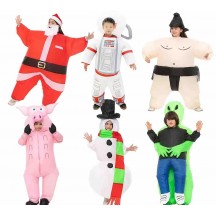 New Creations Funny Halloween Blow Up Suit Adult Kids Inflatable Costume Suit Full Body Inflatable Costume For Dress Up Parties