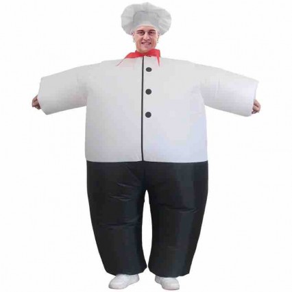 Popular Halloween Inflatable Costumes Chef Air Blow up Costumes Funny Fancy Dress Party Cosplay Halloween Costume for Adult Popular Halloween Inflatable Costumes Chef Air Blow up Costumes Funny Fancy Dress Party Cosplay Halloween Costume for Adult