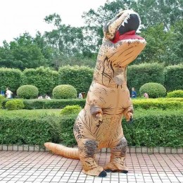 Wholesale Inflatable Suit Halloween Deluxe Air Blown Up Inflate T-Rex Dinosaur Costume Mascot Adult Kids Inflatable Costumes