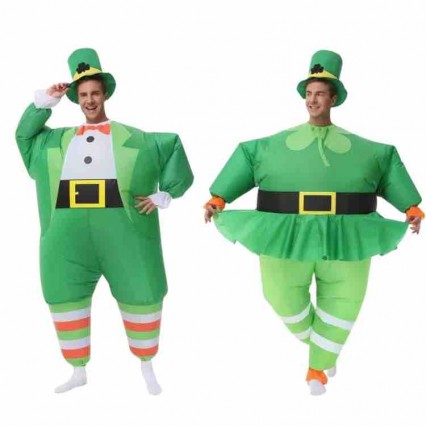 Wholesale Mascot Costumes St Patricks Day Blow Up Costume Irish Suit Costumes Fancy Dress Funny Cosplay Party Inflatable Suit Wholesale Mascot Costumes St Patricks Day Blow Up Costume Irish Suit Costumes Fancy Dress Funny Cosplay Party Inflatable Suit