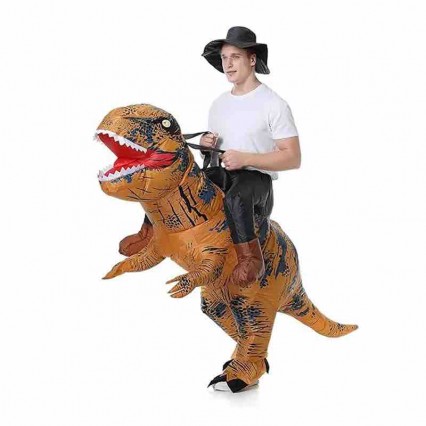 Adults Inflatable Dinosaur Costume Riding T Rex Air Blow up Suit Funny Fancy Dress Halloween Party Cosplay Inflatable Costume Adults Inflatable Dinosaur Costume Riding T Rex Air Blow up Suit Funny Fancy Dress Halloween Party Cosplay Inflatable Costume