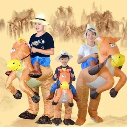 Children Animal New Inflatable Man Kids Horse Rider Suit Holiday Wear Costumes Dress Up Modeling Play Animal Inflatable Costume Children Animal New Inflatable Man Kids Horse Rider Suit Holiday Wear Costumes Dress Up Modeling Play Animal Inflatable Costume