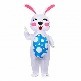 Custom Festive Mascot Costume Pink Bunny Inflatable Costumes Blow Up Full Body Costume Easter Adult Rabbit Inflatable Suit  Custom Festive Mascot Costume Pink Bunny Inflatable Costumes Blow Up Full Body Costume Easter Adult Rabbit Inflatable Suit
